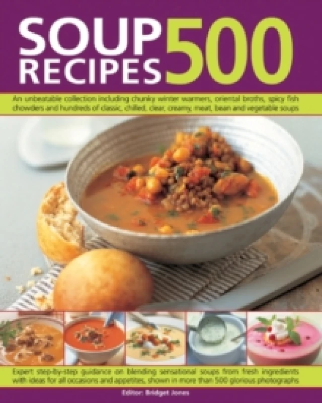 Image of 500 Soup Recipes Paperback / softback