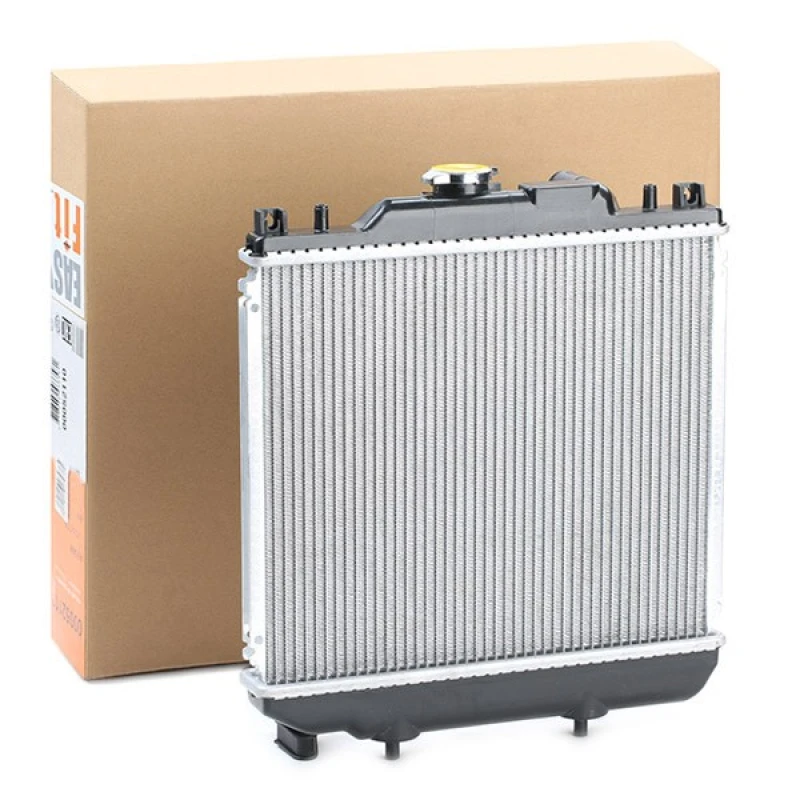Image of NRF 52110 Engine radiator Brazed cooling fins, Aluminium, with piston clip Aluminium Radiator,engine cooling (470)