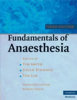 Image of Fundamentals of Anaesthesia by Tim Smith Paperback