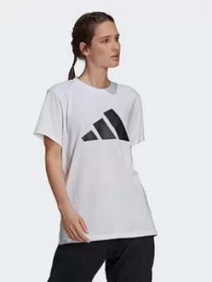 Image of adidas Sportswear Future Icons Logo Graphic T-Shirt, Black Size M Women