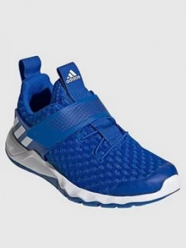Image of adidas Childrens RapidaFlex Summer Trainers - Blue, Size 10