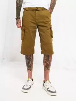 image of Joe Browns Azore Shorts - Light Brown, Brown, Size 32, Men