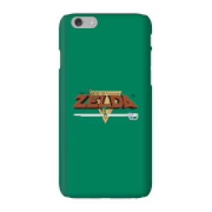 image of Nintendo The Legend Of Zelda Retro Logo Phone Case - iPhone 6 - Snap Case - Gloss