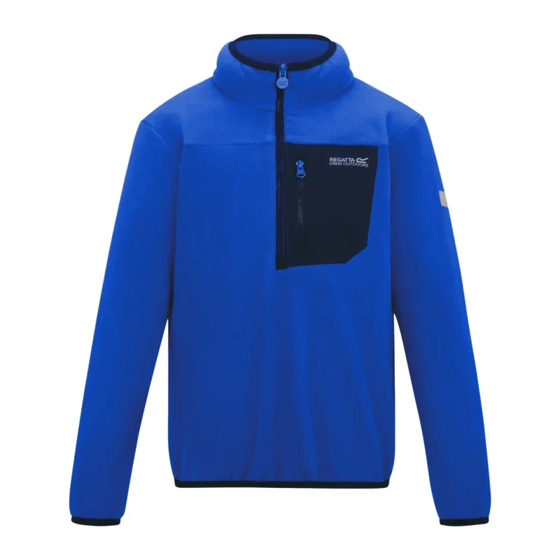 Image of Regatta Half-zip fleece for children Regatta Frankie Bleu Unisex 3/4 ans