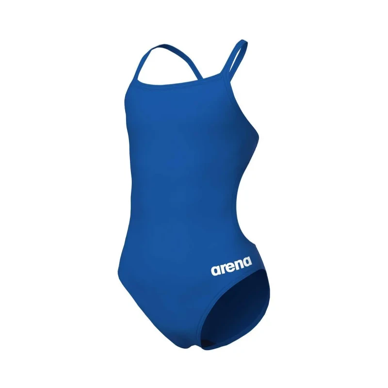 Image of One Piece swimsuit for girls Arena Team Challenge Solid Bleu Female 10/11 ans
