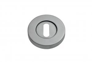 image of Wickes Keyhole Escutcheon - Stainless Steel