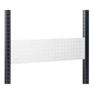 Image of avero Louvred rear frame panel . WxDxH: 1298x36x240mm. RAL 7035