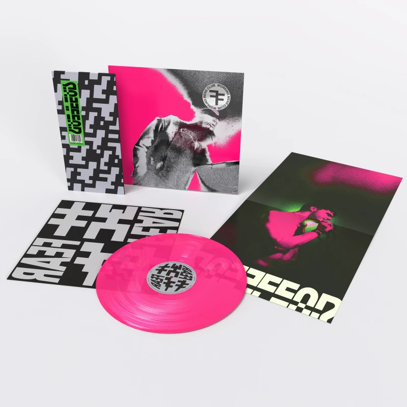 Image of Working Mens Club Fear Fear - Pink Vinyl - Shrink 2022 UK vinyl LP HVNLP203C