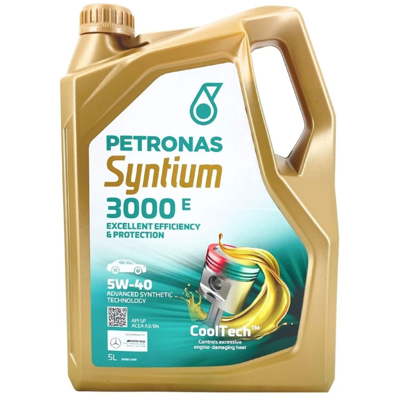 Image of PETRONAS 70731M12EU Engine oil Syntium 3000 E 5W-40 Capacity: 5l Engine Oil (1862)