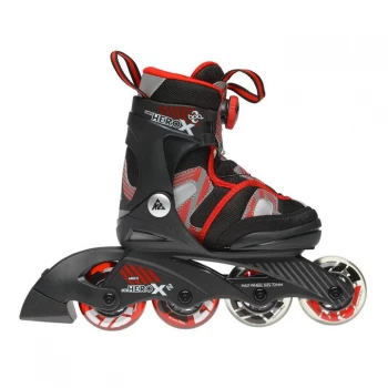 image of K2 Sk8 Hero X Boa Inline Skates Junior Boys - Black/Red