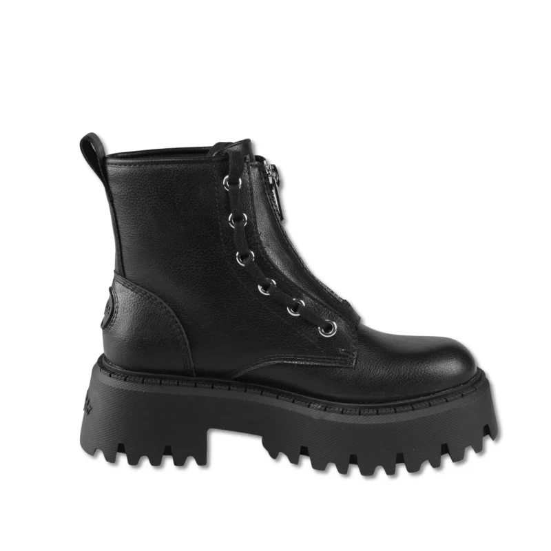 Image of Buffalo Womens boots Buffalo Aspen Front Zip Noir Female 38