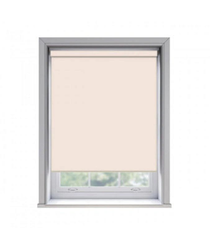 Image of 45Cm No Drill Self Adhesive Pink Thermal Blackout Roller Blind (170Cm Drop)