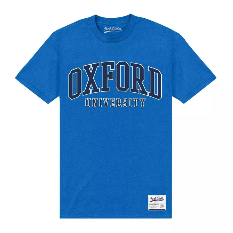 Image of Oxford University Mens T-Shirt in Blue Size: Small Blue Male S