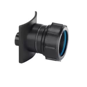 Image of McAlpine Mechanical Pipe Soil Boss Connector Black 4" x 1.5in