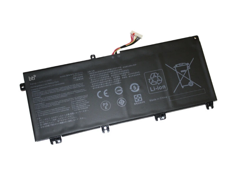 Image of BTI B41BN95 compatible 64Wh 4-cell battery for ASUS ROG FX503VM ROG FX