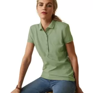 Image of Ariat Womens Prix 2.0 Polo Basil XL