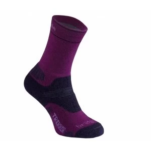 Image of Bridgedale WoolFusion Trekker Womens Socks Purple Large