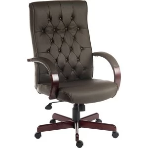Image of Teknik Warwick Chair with Button-Tufted Backrest
