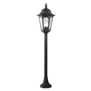 Image of Outdoor IP44 1 Bulb Short Mini Lamp Post Pillar Black LED E27 100W d02085