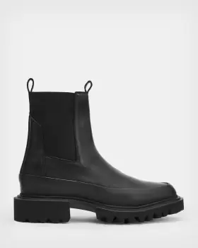 AllSaints Harlee Chunky Sole Leather Boots