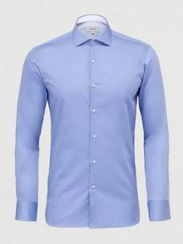 Image of Ted Baker Endurance Roset Slick Rick Shirt, Blue, Size 17, Men
