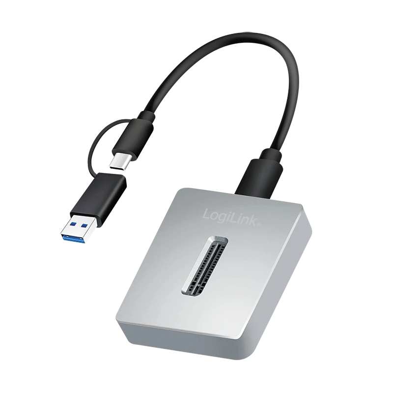 Image of LogiLink USB 3.2 Gen2 Docking Station. 1-Bay. for M.2 NVMe SSD