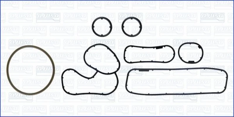 Image of AJUSA Gasket Set, oil cooler AJUSA 77002900