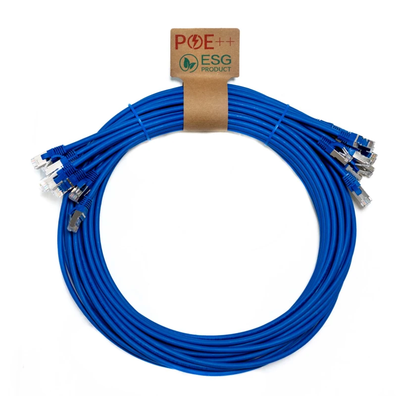 Image of Cablenet 0.3m Cat6a RJ45 Blue S/FTP LSOH 26AWG Snagless Booted Patch L