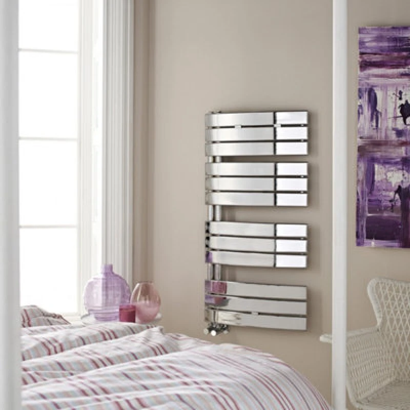 Image of Nuie Elgin Radiator 1080 X 550Mm Chrome, Silver HL336
