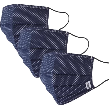 Image of Detex - 3 Pieces Set Mask Cotton Cover blau gepunktet (de)