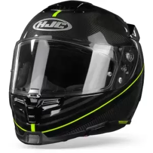 image of HJC RPHA 70 Carbon Artan Black Fluo Yellow MC4H L