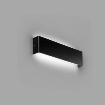 image of Nash Integrated LED Up & Down Wall Light Black, 3000K