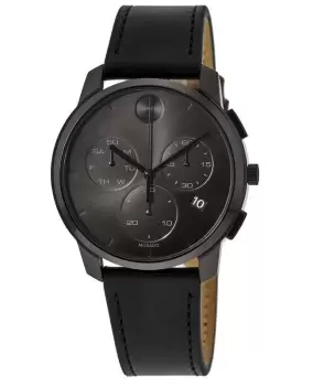 Movado Bold Thin Chronograph Black Dial Mens Watch 3600632 3600632