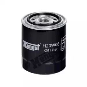 image of Spin-On Oil Filter H20W08 by Hella Hengst