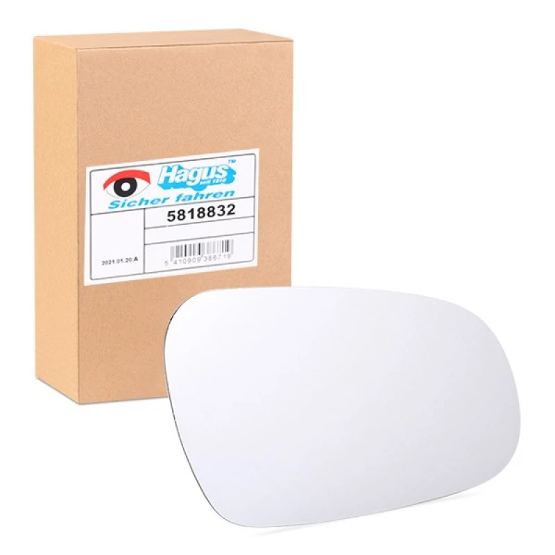 Image of VAN WEZEL Wing mirror glass VAN WEZEL 5818832