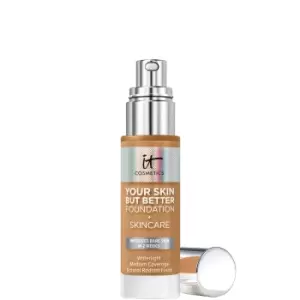 Image of IT Cosmetics Your Skin But Better Foundation and Skincare 30ml (Various Shades) - 42.5 Tan Warm