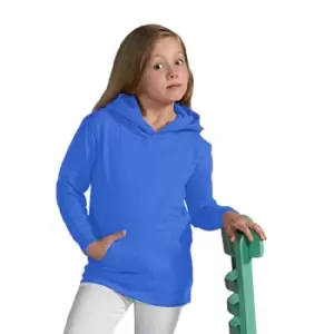 Image of SG Kids Unisex Plain Hooded Sweatshirt Top / Hoodie (11-12) (Royal)