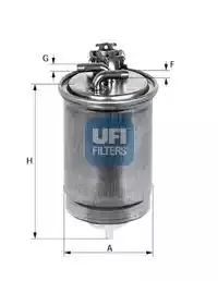 Image of UFI 24.418.00 Fuel Filter