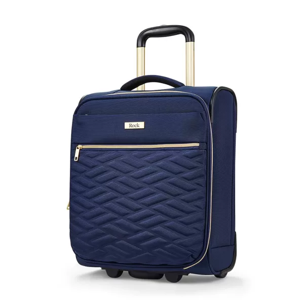 Image of Rock Luggage Sloane ZW90401 Underseat Navy Suitcase