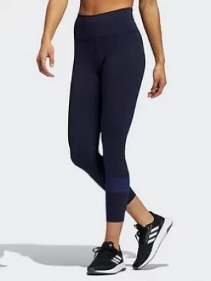Image of adidas Believe This 2 Adi Life 7/8 Tights, Blue Size XS Women