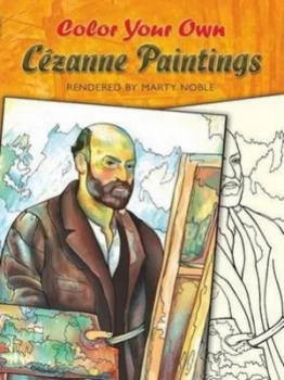 Image of Color Your Own Cezanne Paintings by Paul Cezanne Paperback