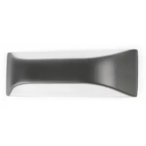 08-faro - View 1-light dark gray garden wall light