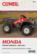 Image of clymer honda trx500 foreman 2005 2011 maintenance troubleshooting repair pe