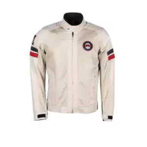 Image of Helstons Elron Tissu Mesh Silver Jacket L