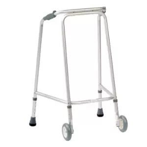 Image of Domestic Walking Frame with Wheels - Medium
