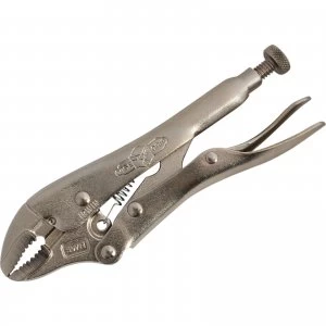 Image of Irwin Vise Grip Curved Jaw Wire Cutting Locking Pliers 125mm