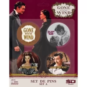 Image of Gone With The Wind Badge Pin Set A