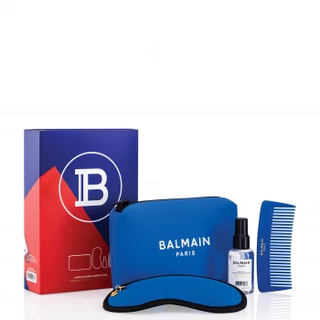 Image of Balmain Limited Edition Cosmetic Bag - Blue