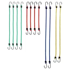 image of 12x Bungee Cords Luggage Set 95cm x 8mm a~