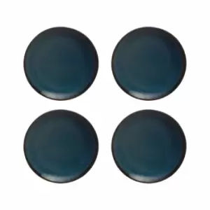 image of Mason Cash Reactive Blue Set Of 4 Side Plates